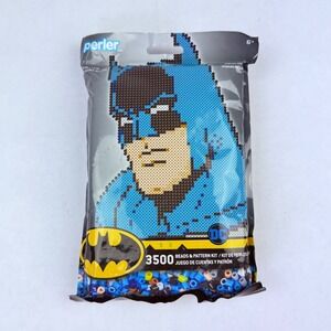 Perler DC Comics Batman 3500 Fuse Bead Kit 80-11104 Large Pattern Tweezers New